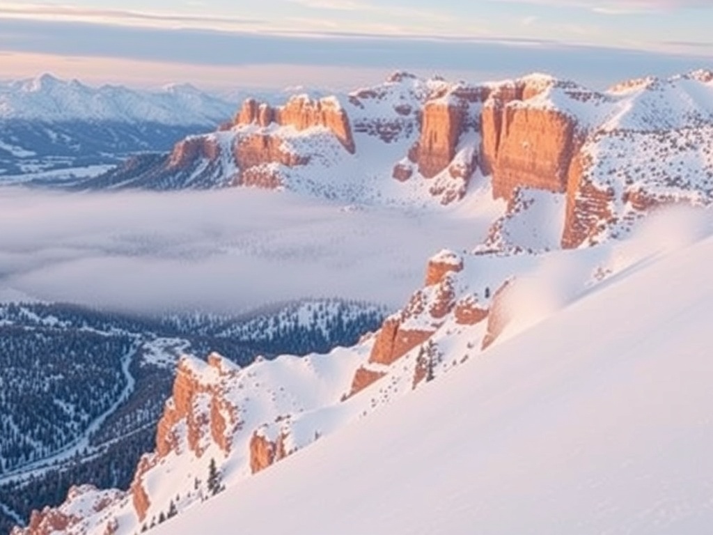 utah skiing image