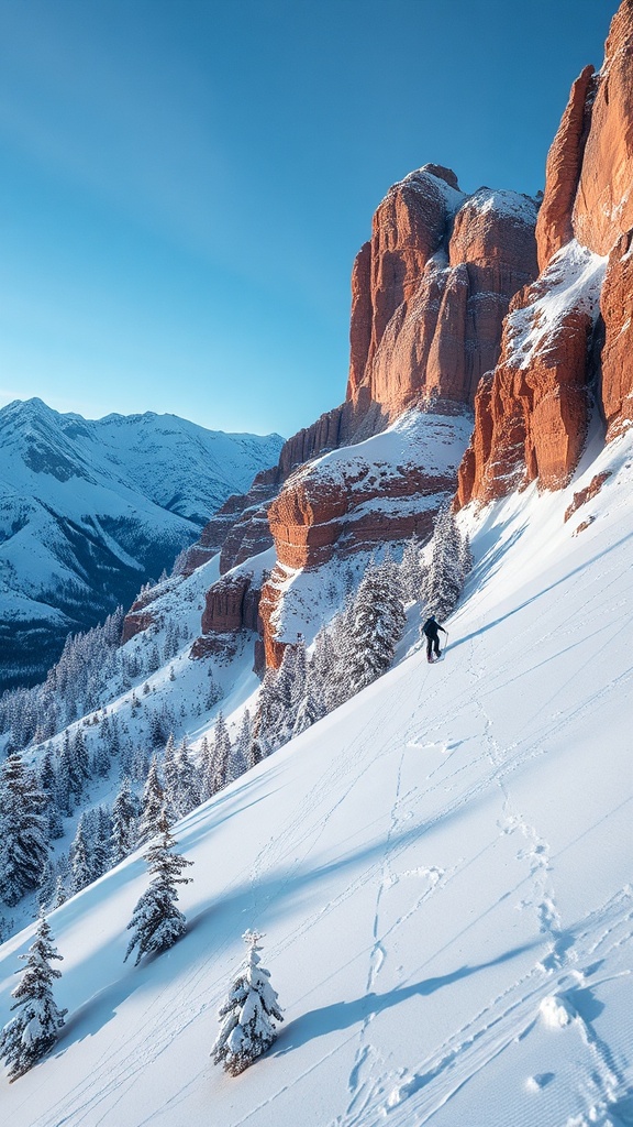 utah skiing image