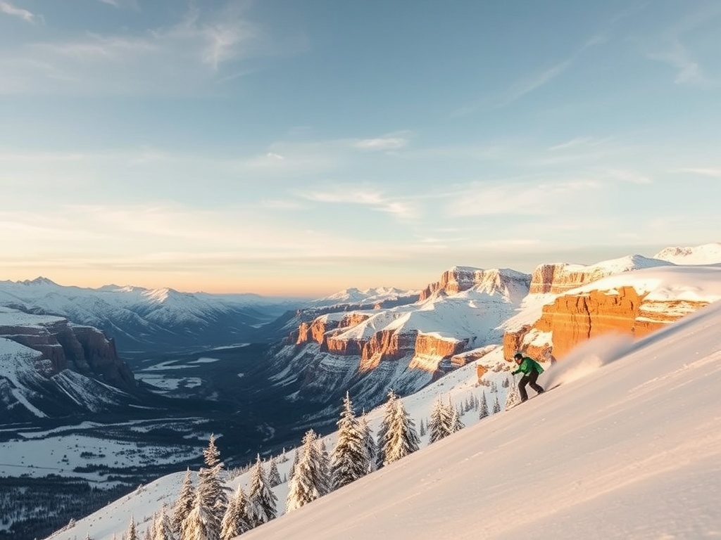 utah skiing image