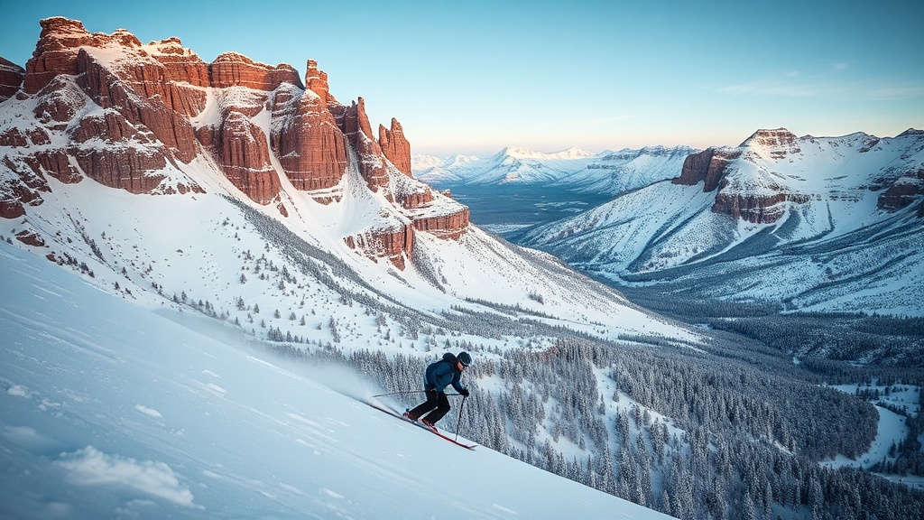 utah skiing image