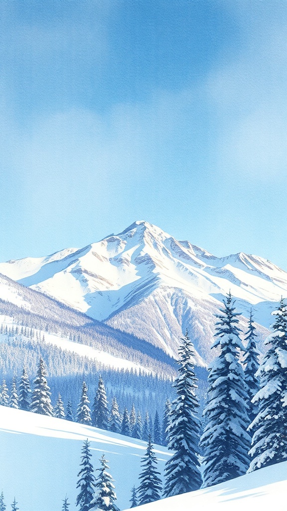 utah skiing image