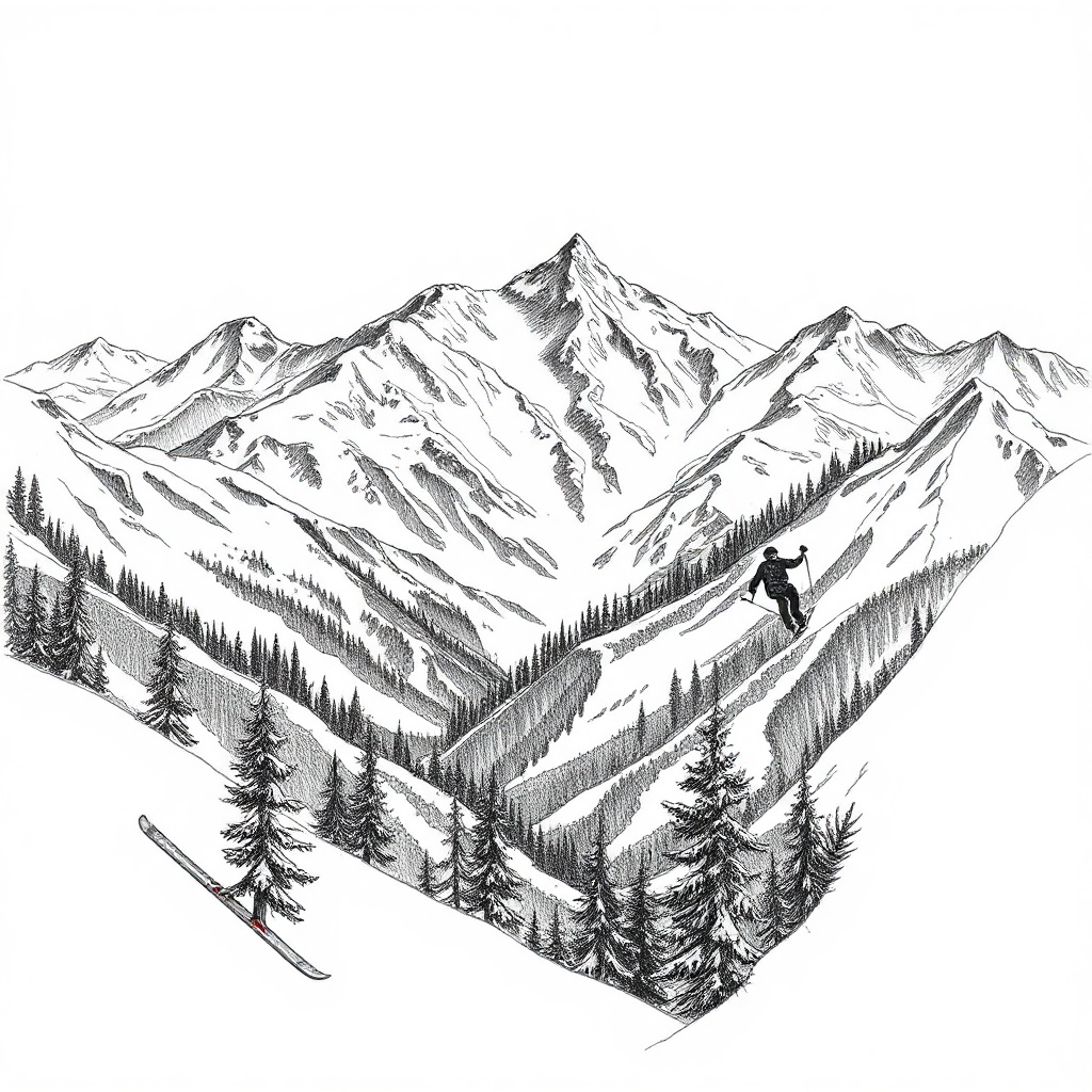utah skiing image